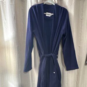 UGG Dark Navy Soft Cozy Bathrobe with tie, Size L/XL